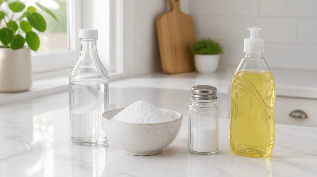 Naturliga fläckborttagare: ättika, bakpulver, salt och diskmedel – husmorstips som faktiskt fungerar